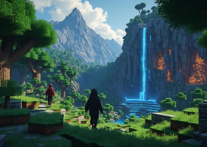 découvrez les mondes les plus fascinants à explorer dans minecraft pc vr ! plongez dans des environnements époustouflants, remplis d'aventures et de mystères à résoudre. que vous soyez un bâtisseur passionné ou un aventurier en quête de découvertes, chaque biome vous offre une expérience immersive unique. préparez-vous à explorer des paysages extraordinaires en réalité virtuelle !