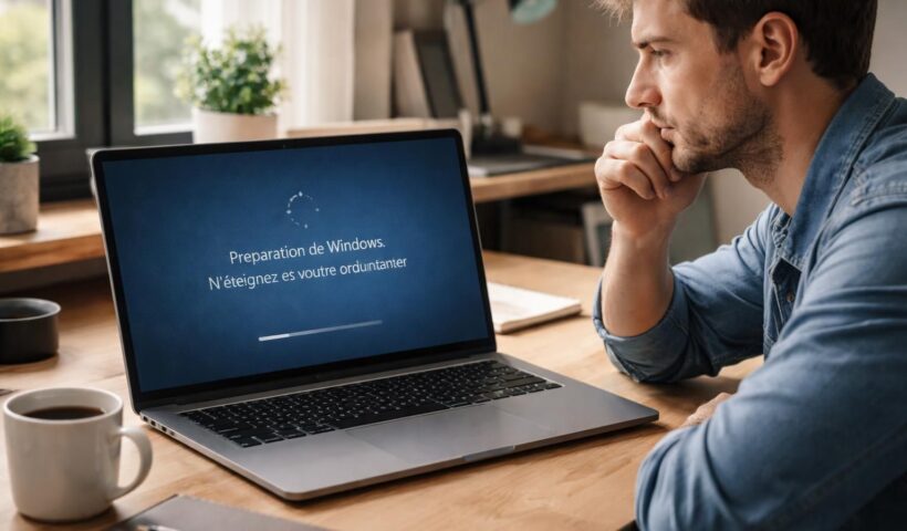 découvrez que faire si votre ordinateur windows 10 reste bloqué sur l'écran 'préparation de windows, n’éteignez pas votre ordinateur'. solutions simples pour déverrouiller et continuer à utiliser votre pc en toute sécurité.